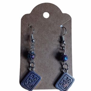 Tarot Card Aromatherapy Earrings